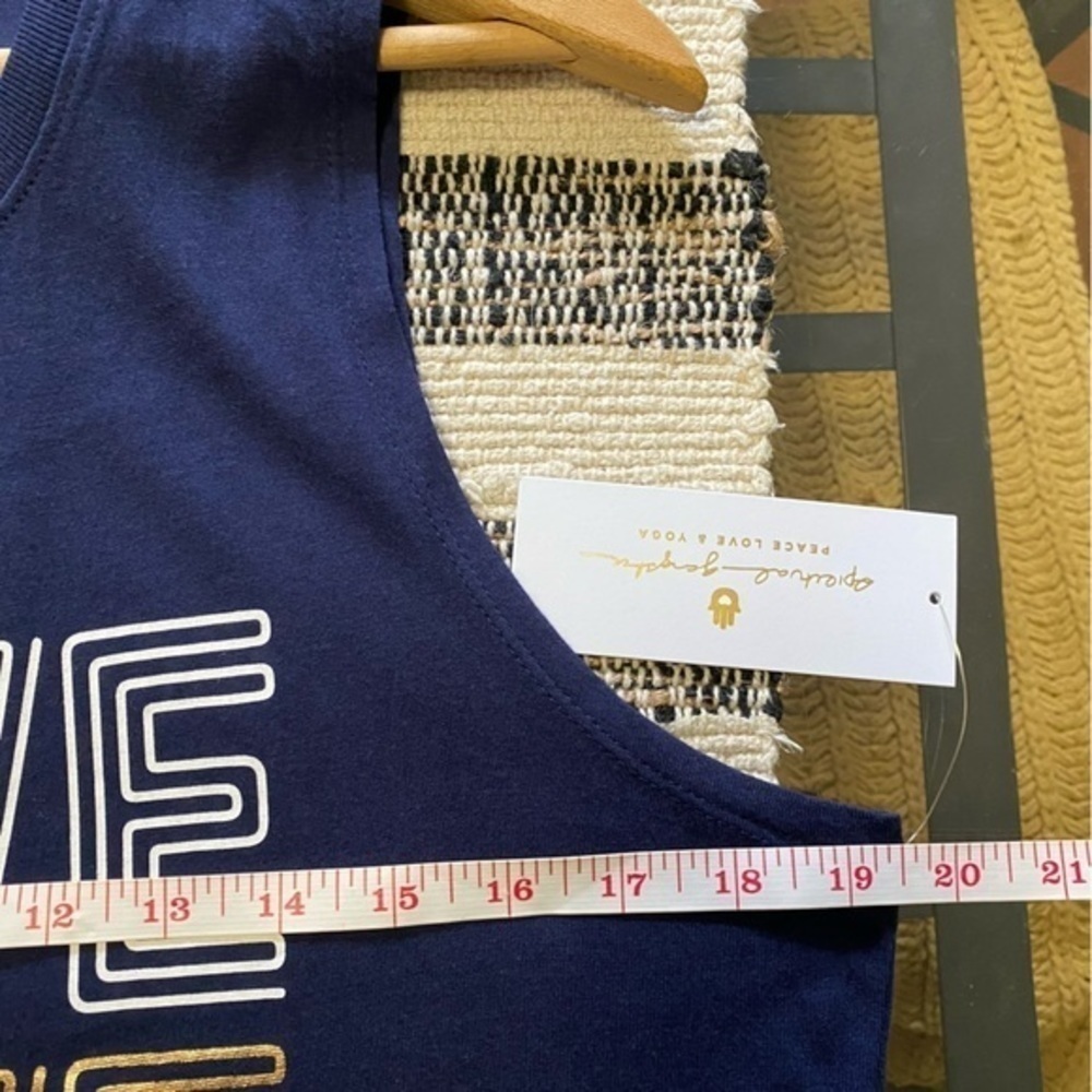 Spiritual Gangster Navy Blue Love Muscle Tank Top - Picture 11 of 13